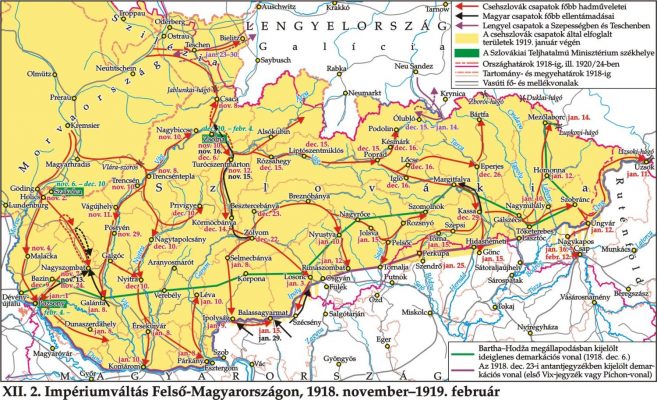 obsadzovanie Slovenska v rokoch 1918-1919